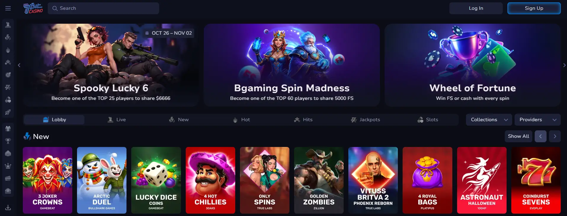 7Bit Casino screen
